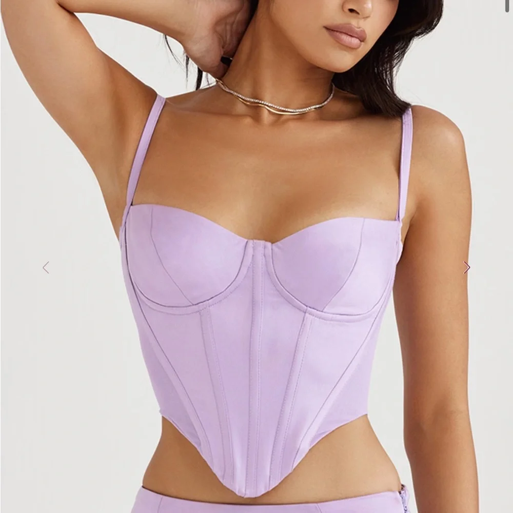 House of CB Lilac Corset Bra - Picture 1 of 6
